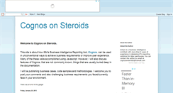 Desktop Screenshot of cognosonsteroids.com